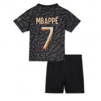 Paris Saint-Germain Kylian Mbappe #7 Tredje trøje Børn 2023-24 Kortærmet (+ Korte bukser)